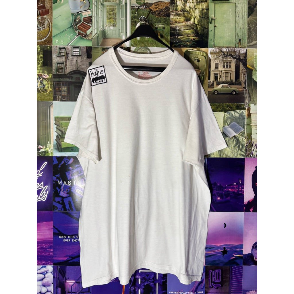 Hanes x The Beatles White Basic Tee Preloved