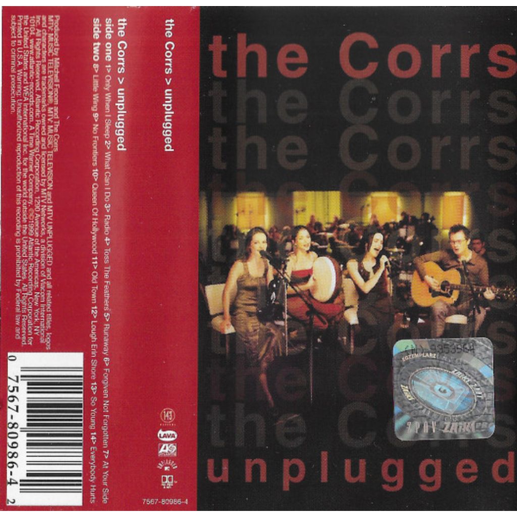 Kaset Pita The Corrs Unplugged (No Cover)