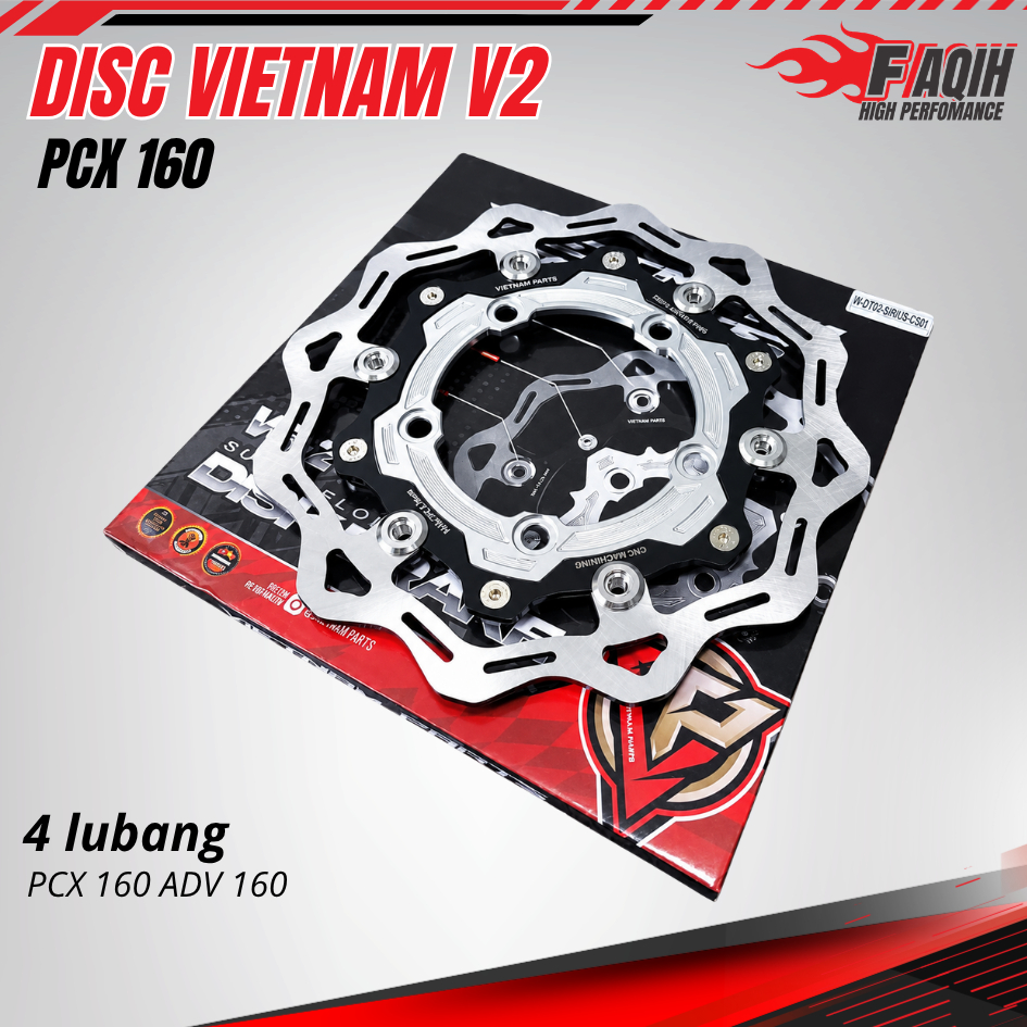 DISC BRAKE 260MM DISC CAKRAM PCX 160 ADV 160 260MM SEMIFLOATING TEBAL 4MM MODEL BUNGA