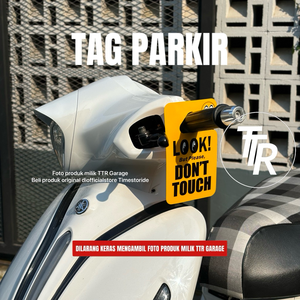 tag parkir aksesoris gantungan motor | aksesoris motor