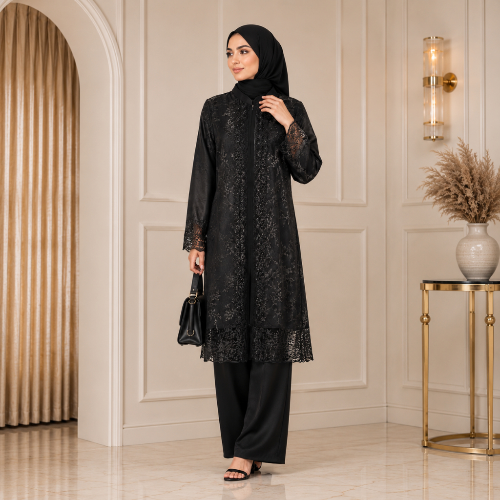[MUTEKI] Safa One Set Tunik - Set Tunik Elegant by Muteki Unique
