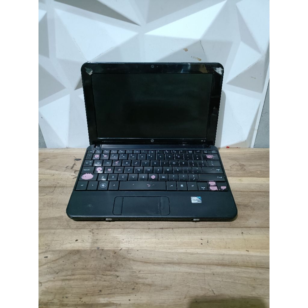 Notebook HP mini 110 - RAM 1GB - HARDISK 320GB - MESIN HIDUP - MINUS LCD MATI -