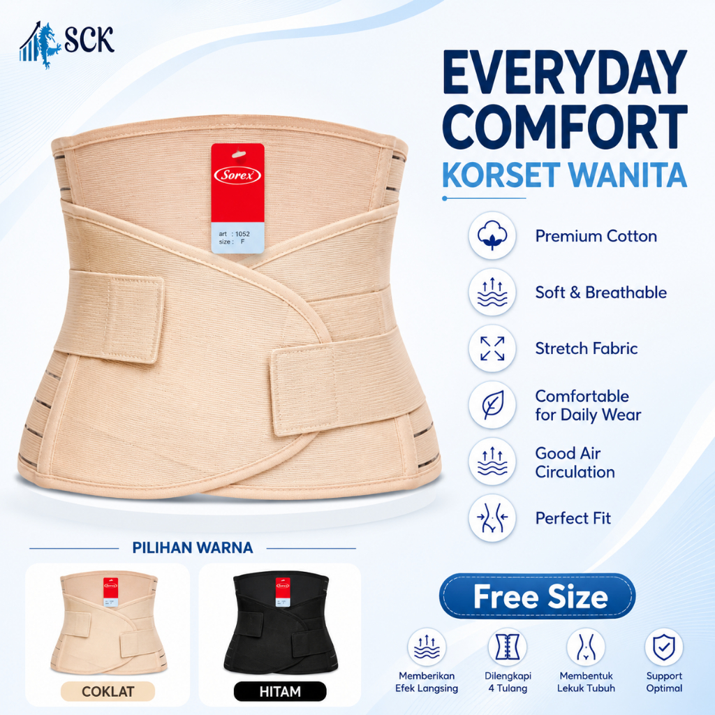 Korset SOREX 1052 - 1051 - 1050 Korset Pelangsing / Stagen Selica 1409 Pengecil Perut stlh Melahirka