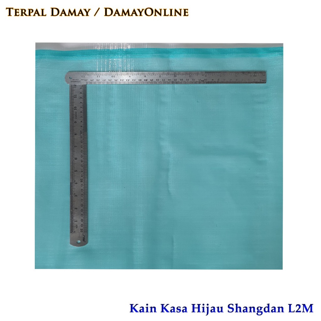 Kain Kasa Hijau Lebar Shangdan 2M / Rol ( Harga Per Rol )