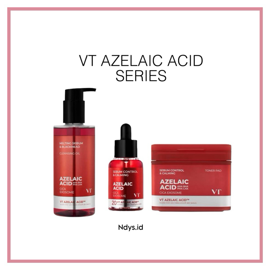 VT - Azelaic A1 Calming Ampoule / TONER PAD / CLEANSING OIL