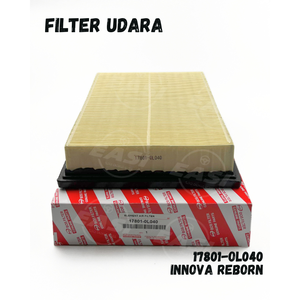 Air Filter TOYOTA Kijang Innova Reborn Fortuner Hilux Revo Venturer 17801-OL040 F OL040