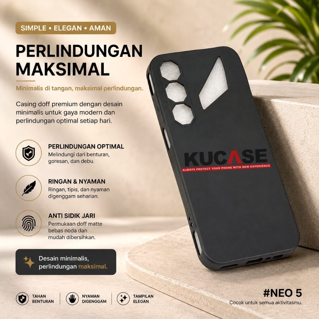 Zte Nubia Neo 5 5G Zte Nubia Neo 5 GT Zte Nubia V60 Softcase Macaron Square Black Case Zte Nubia Neo