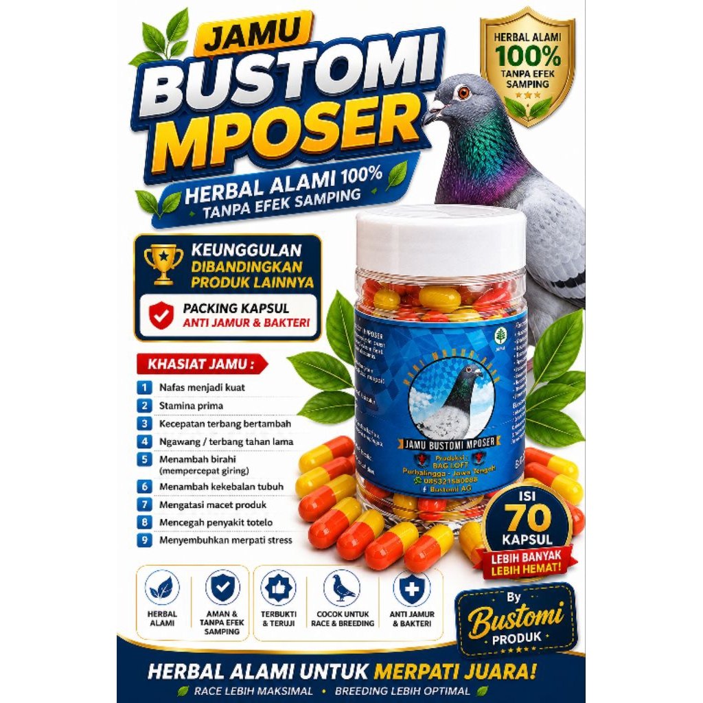JAMU MERPATI POS/RACING PIGEON HERBS