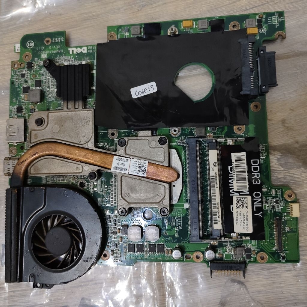 Motherboard Mainboard Mobo Normal second Laptop Dell N4010 Core i3 DDR 3