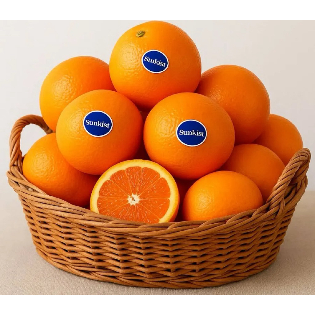 Premium Jeruk Sunkist Navel Asli 1 kg