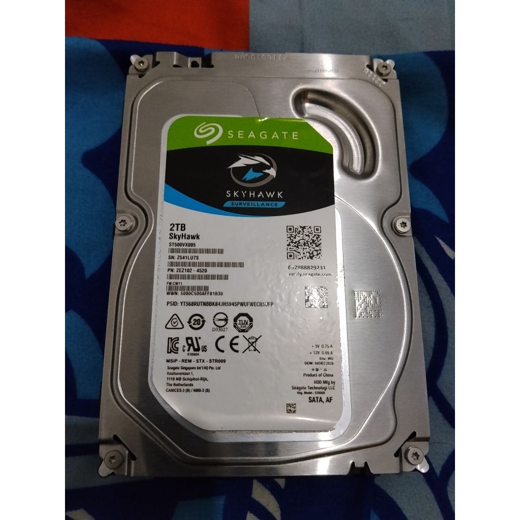 Hardisk Rusak Seagate 2 TB