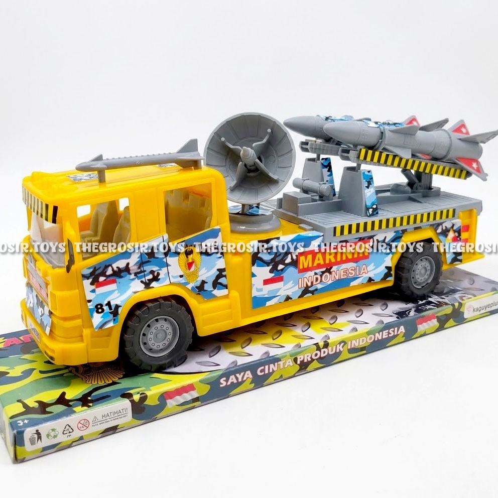 TGT  Truk Marinir Indonesia KGP153 RANDOM Mainan Mobil Truck Roket Rudal Tentara Militer Army