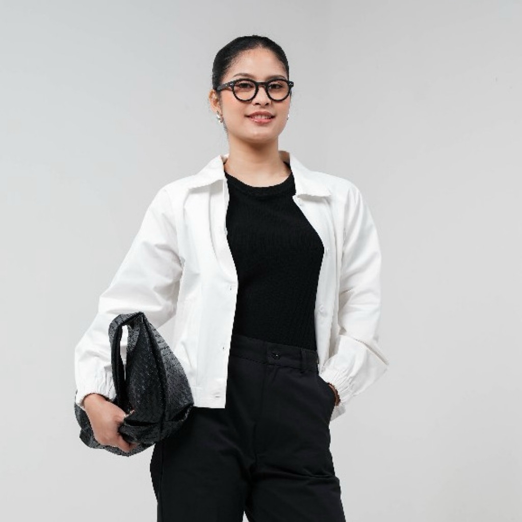 jaket crop hardware chloting new