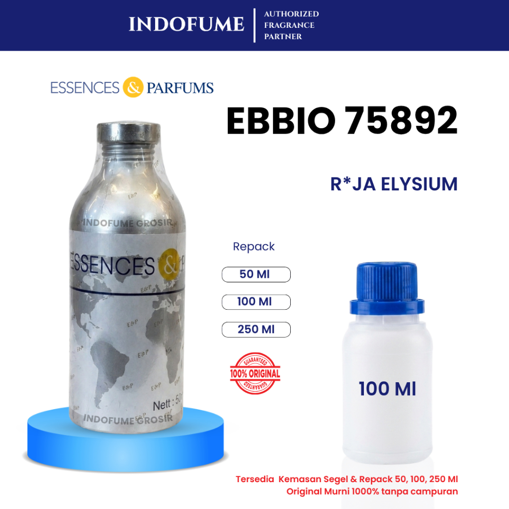 REPACK | EBBIO 75892 - ESSENCES & PARFUMS  | Bibit Parfum | Botol Parfum | Indofume Grosir Pekanbaru