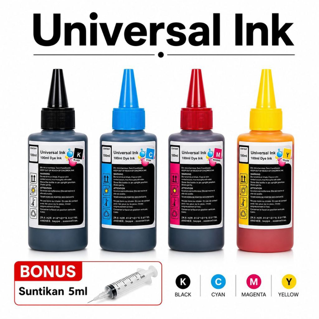 Tinta Refill Cartridge Canon 810 811 Infus Printer IP2770 MP287 MP237 + Spuit