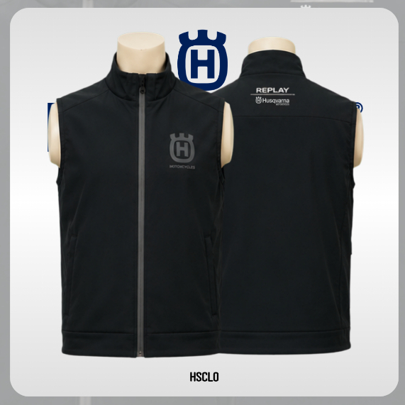 JAKET SLEEVELESS TRACKTOP ZIPPER VEST HUSKY RACING STYLE ENDURO FLEECE JUMBO XS-5XL