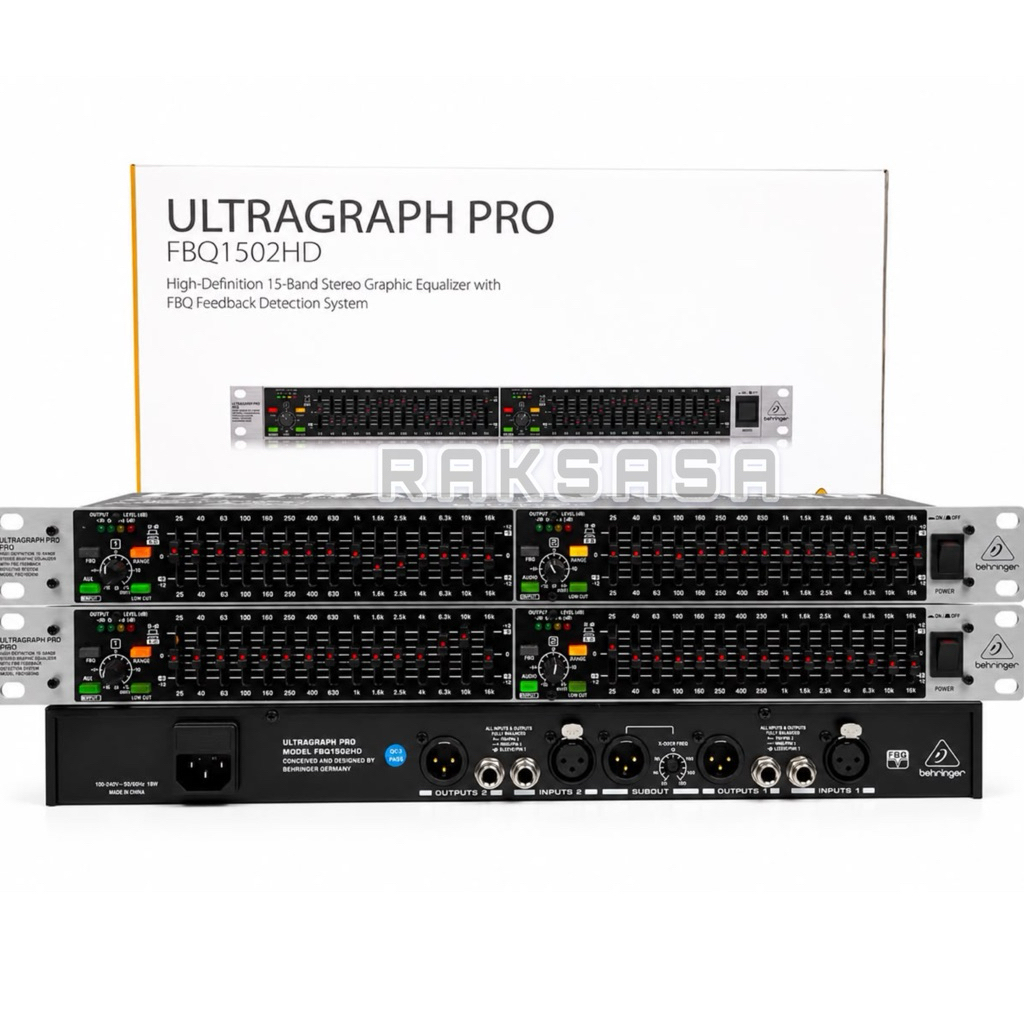 Murah Equalizer Behringer FBQ 1502HD fbq1502 hd
