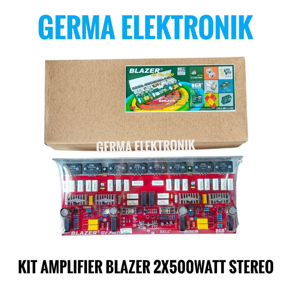 Kit power amplifier BLAZER 2X500WATT STEREO