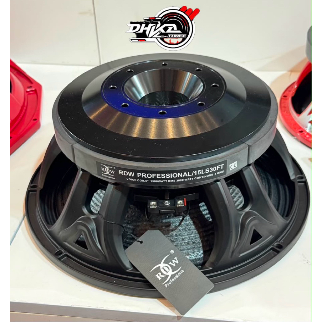 SPEAKER RDW 15” 15LS30FT COIL 5 MODEL BARU ORIGINAL / Speaker RDW 15 inch RDW 15LS30 FT COIL 5 Origi