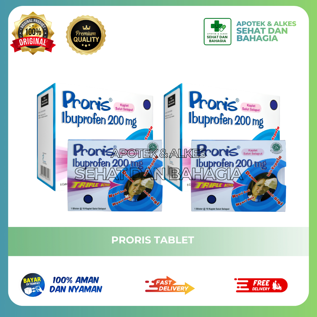 Proris Tablet Ibuprofen - (1STRIP 10Tablet)
