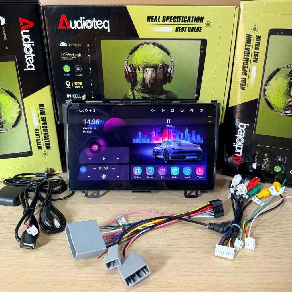 HEAD UNIT ANDROID HONDA CRV LAMA / CRV GEN3 2008 - 2011 ANDROID 9 INCH AUDIOTEQ RAM 4/64 GB HONDA CR