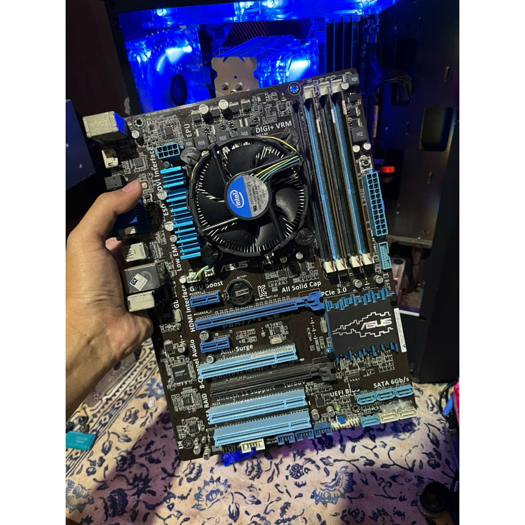 Paket Motherboard Asus P8H77-V LE socket 1155
