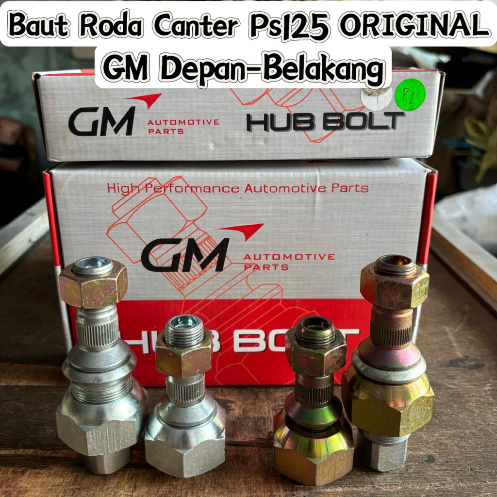 Baut Roda Canter Ps125 Original GM Berkualitas / Baud Roda Belakang Canter / Baud Roda Depan Canter 