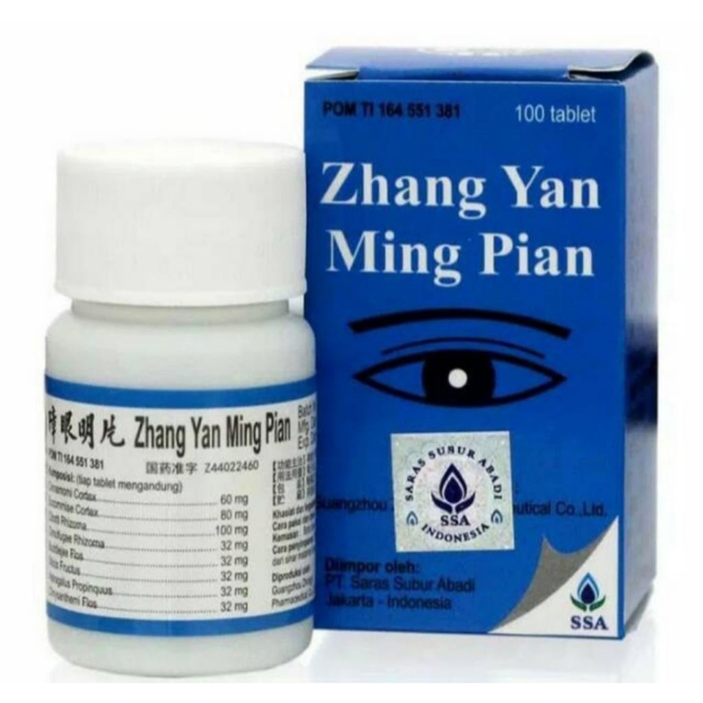 ZHANG YAN MING PIAN ISI 100 TABLET