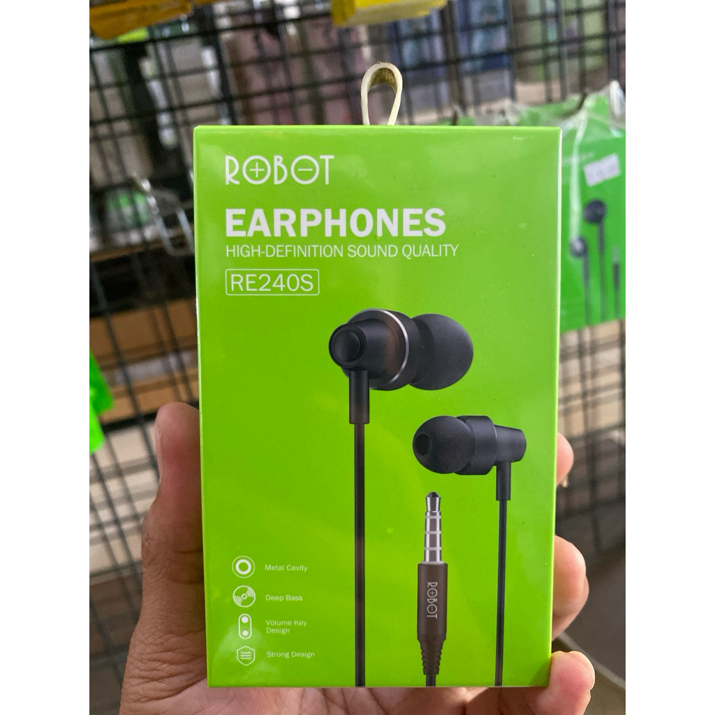 Headset Robot Re 240/ Re240 Wired Headset High Definition Sound Quality