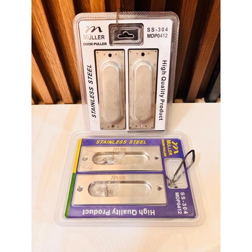 HANDLE PINTU SLEDING MULLER SILVER