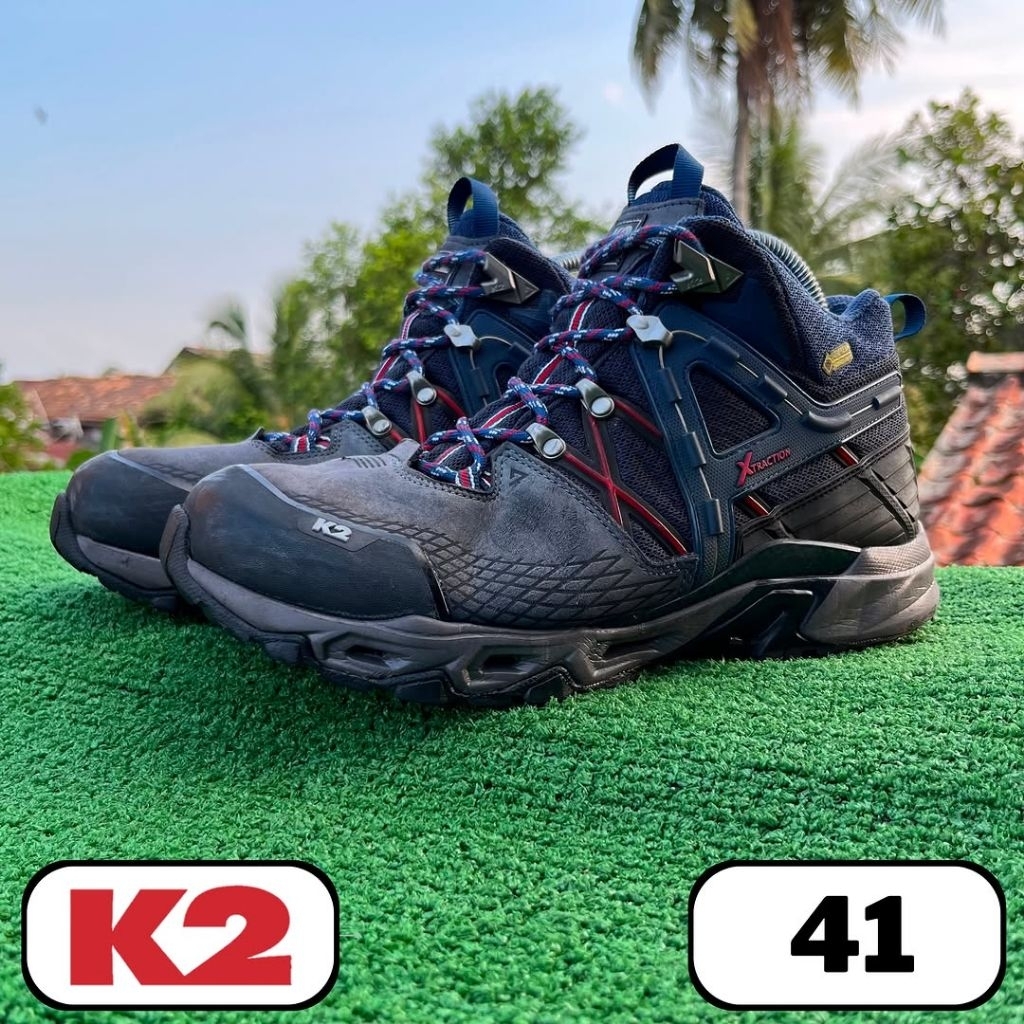sepatu hiking K2 X-Traction Navy Gtx 41