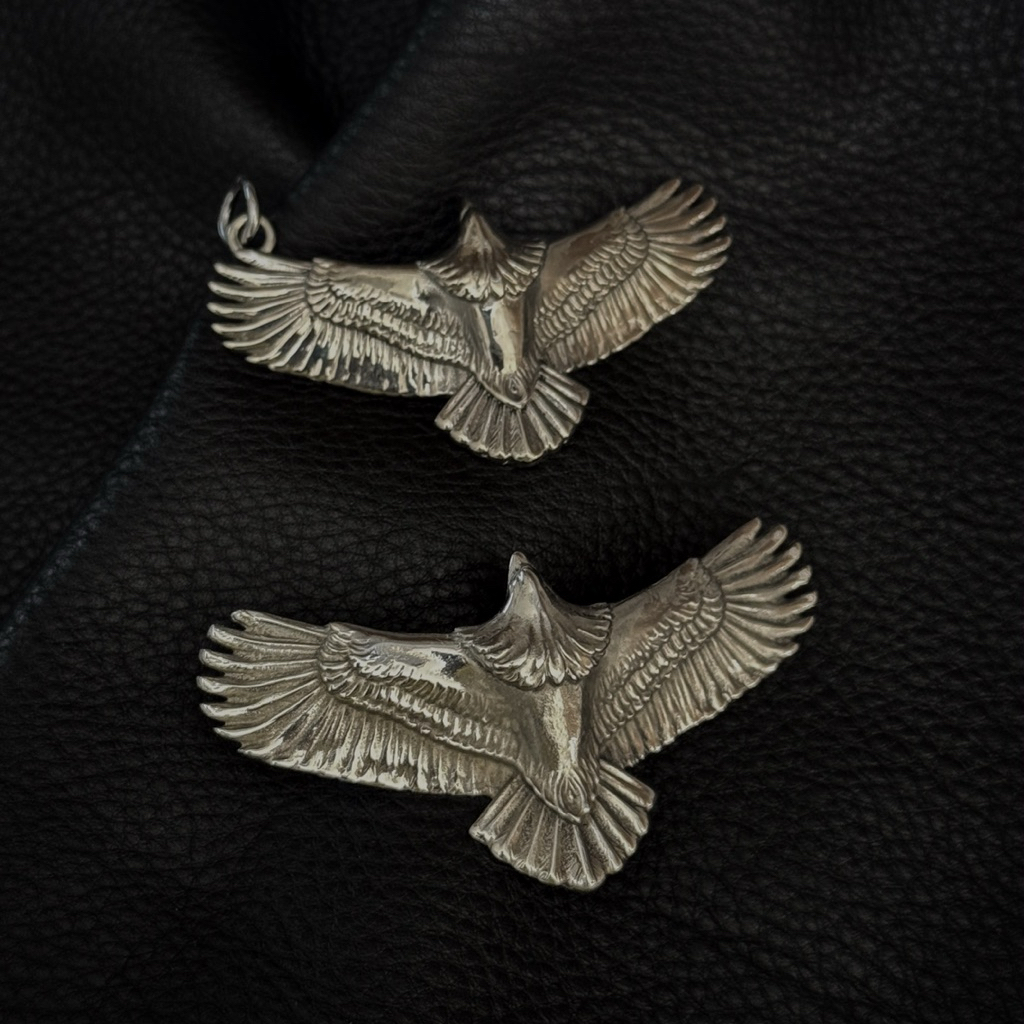 siege leather-pedant eagle- aksesoris kalung