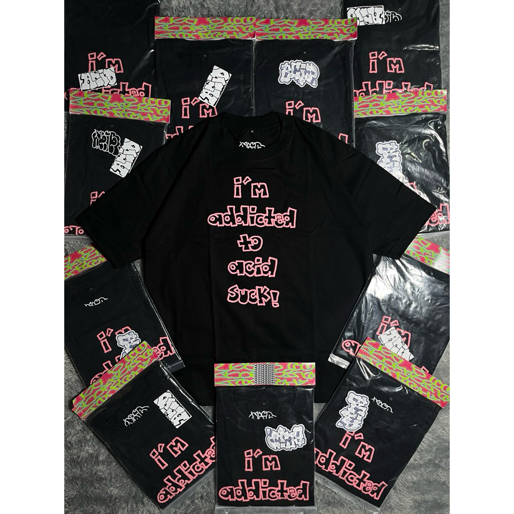 T-SHIRT ACID SUCK PINK