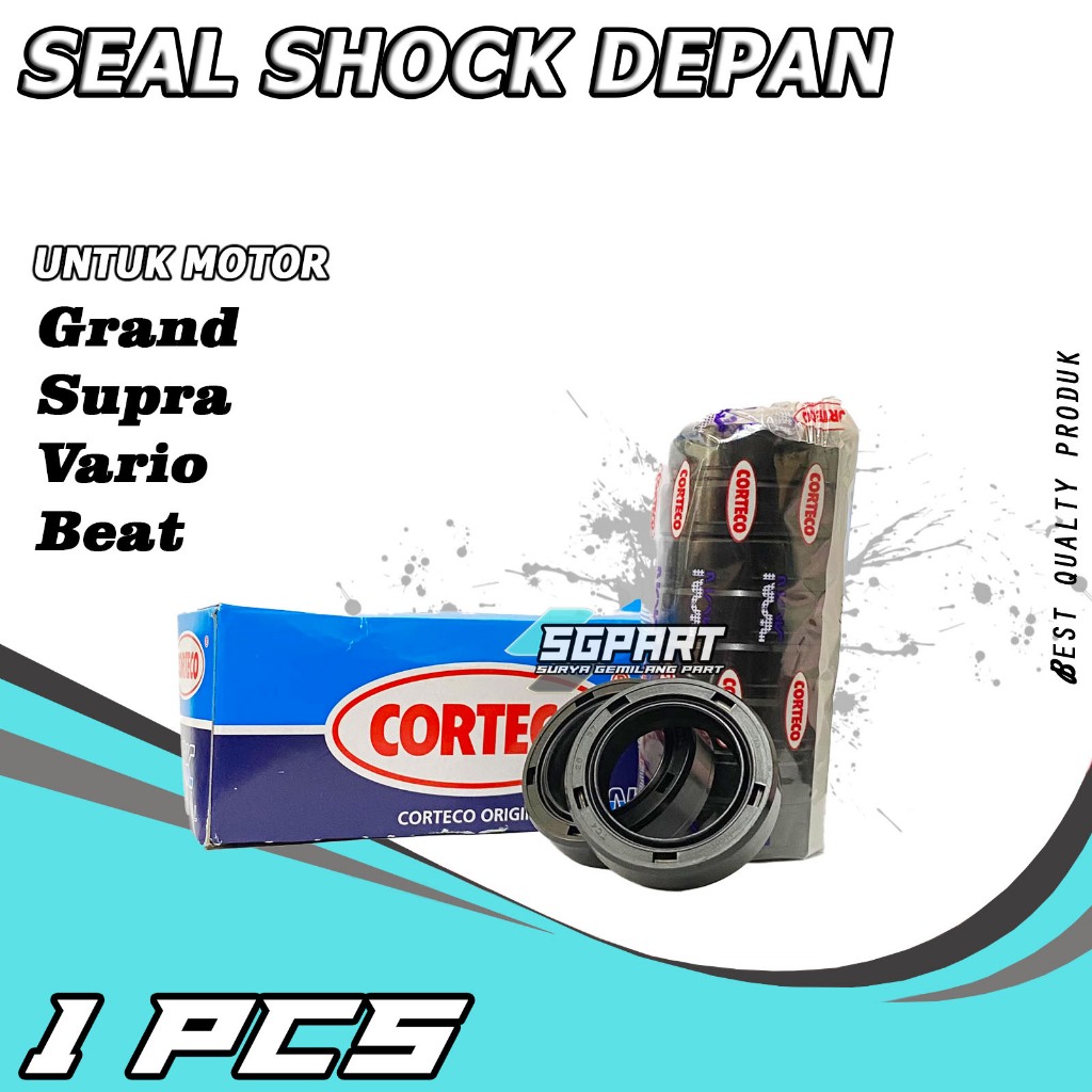 Seal Shock Grand Supra Vario Beat CORTECO NOK 1Per 1pcs / Sil 26x37x10.5