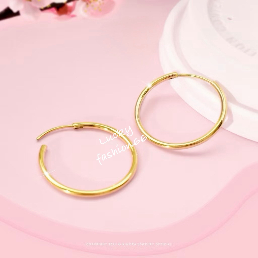 Anting gipsi polos 25mm