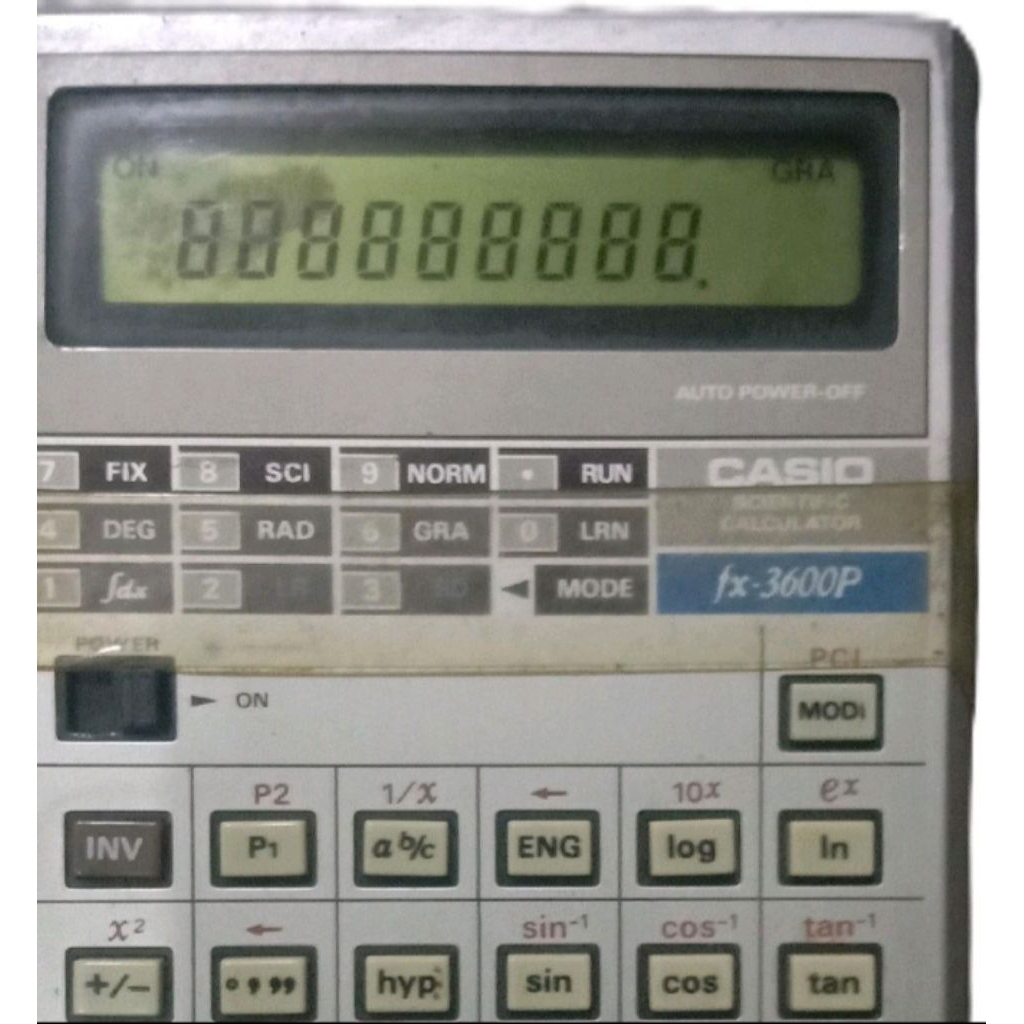 calculator casio fx3600p