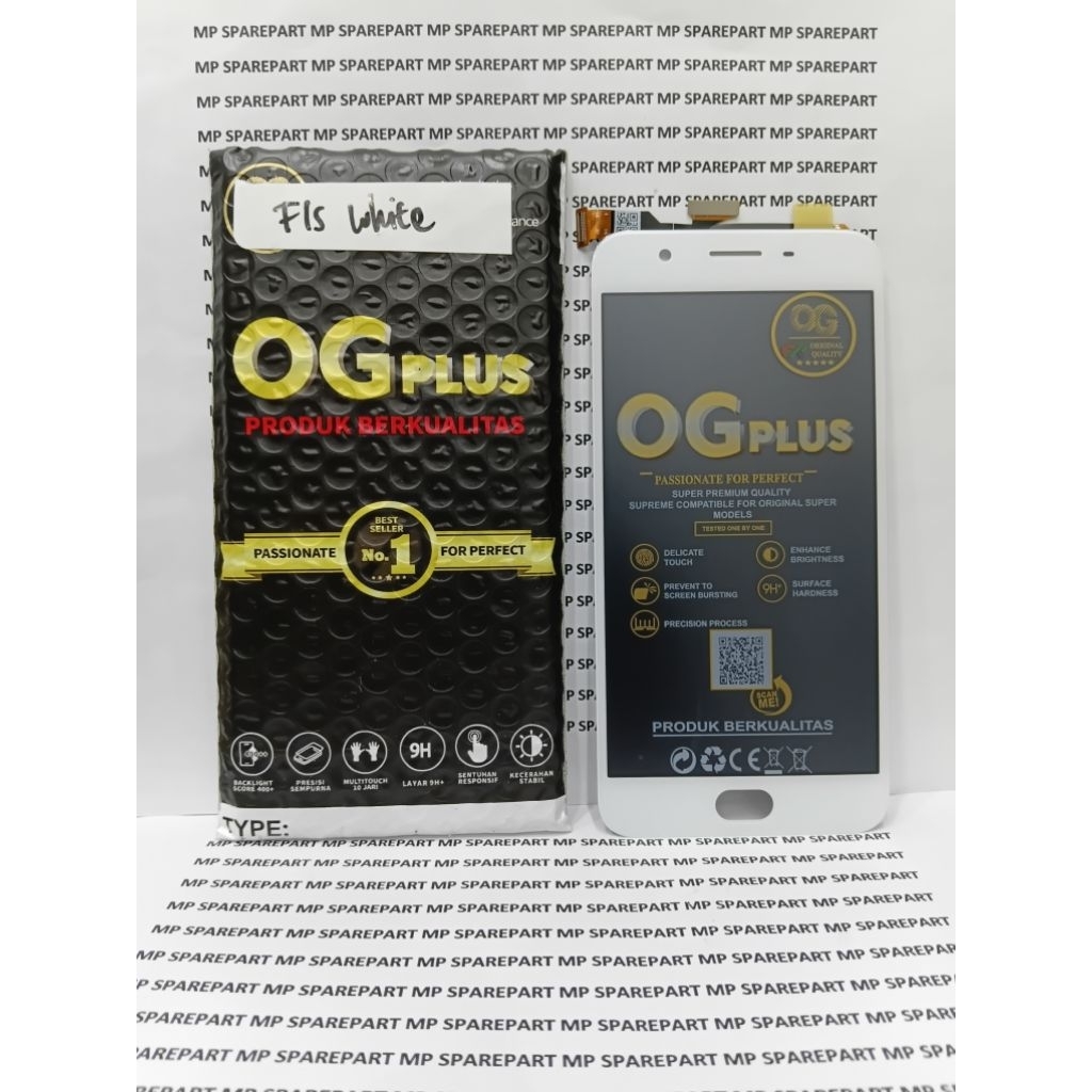 LCD FULLSET OPPO A59/F1S WHITE OG PLUS