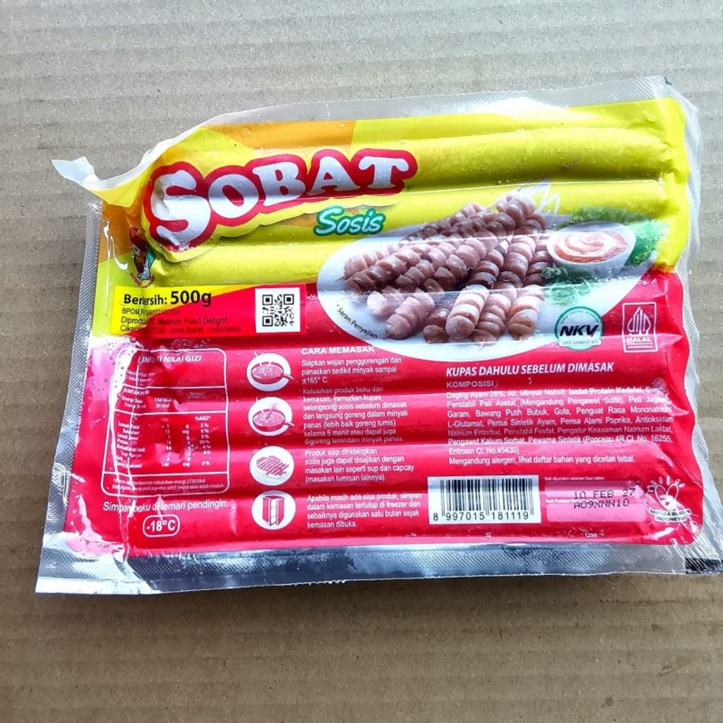 Sobat Sosis Ayam 500 gr