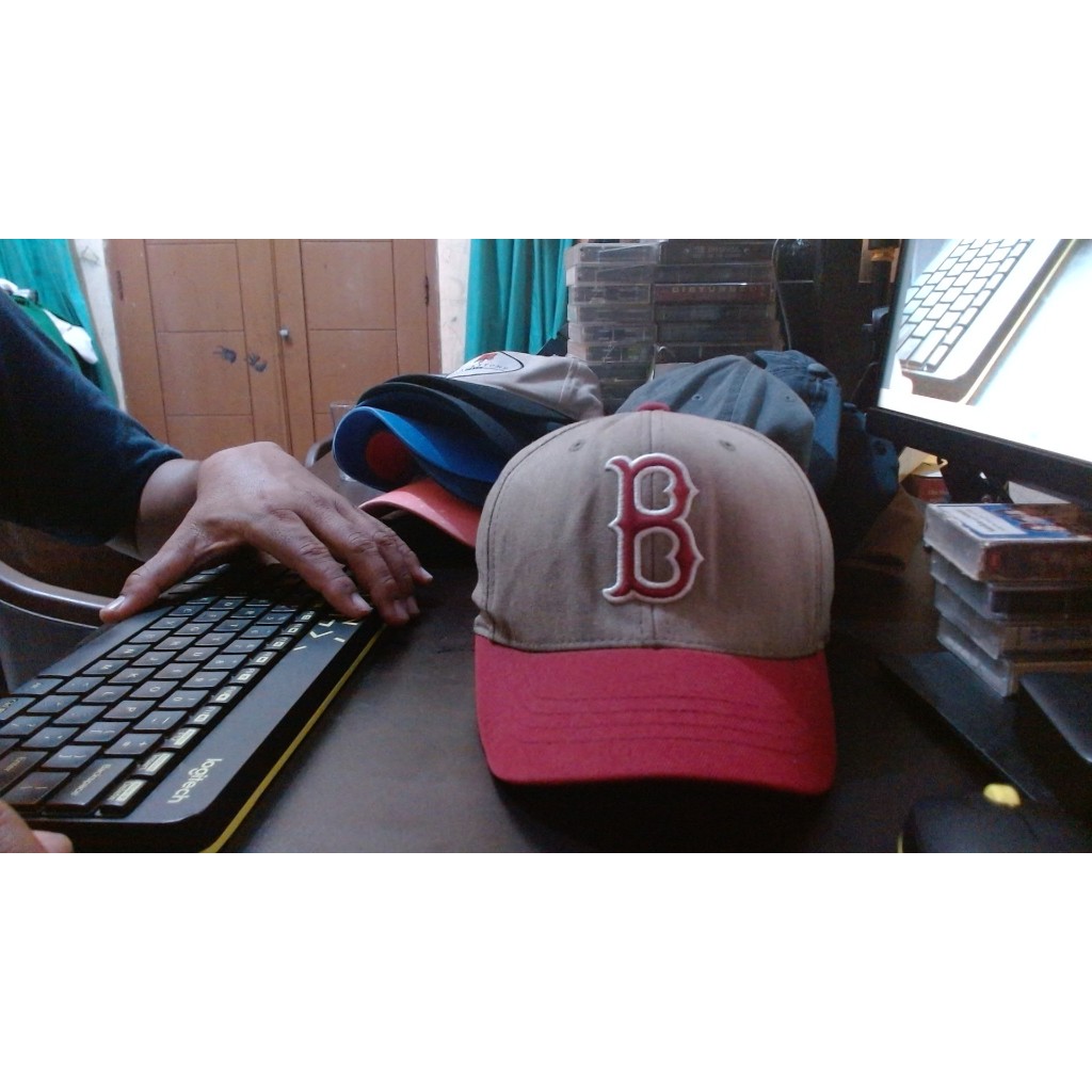 TOPI MLB LOGO B VISPEN / VISOR PENDEK