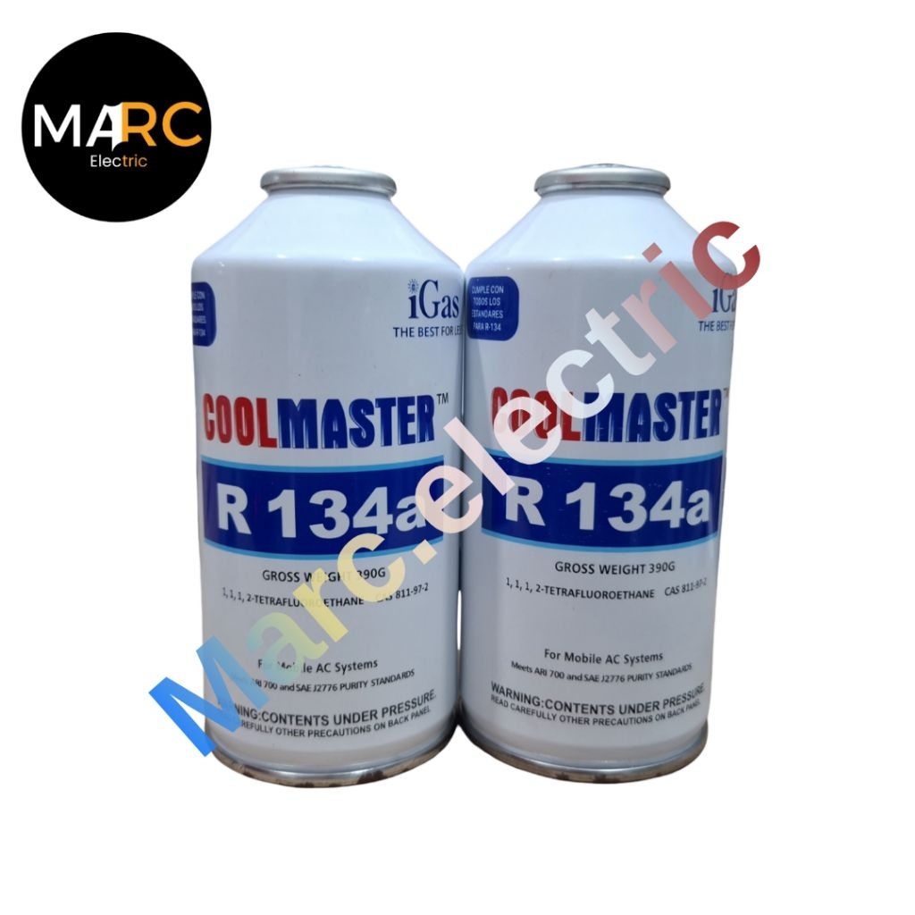 R134a/R134/R 134 refrigerant merk iGas COOL MASTER 390 gram harga/kaleng
