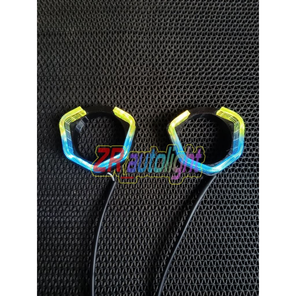 SHROUD MODEL TAICHI 5D V2 Aklirik Premium PNP BILED ukuran 2inch AES BiLaser Ultra Non LED, RGB Matr