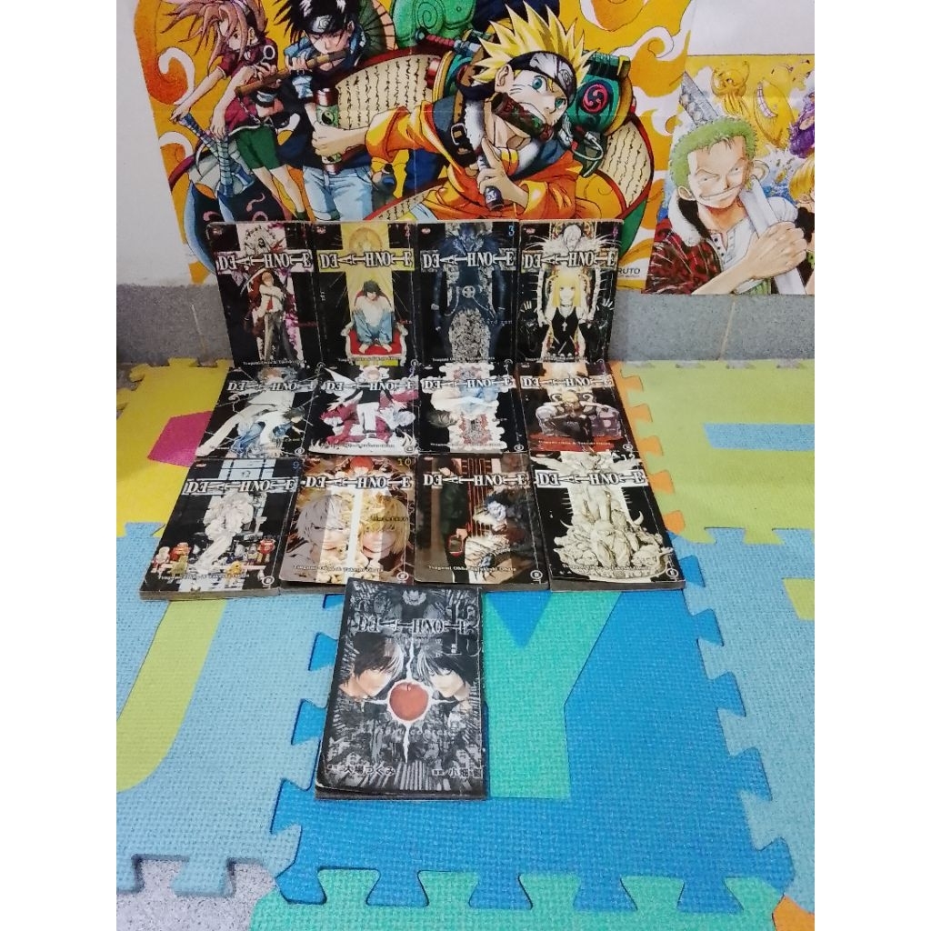 komik full set tamat death note 1-12 end + death note 13 how to read