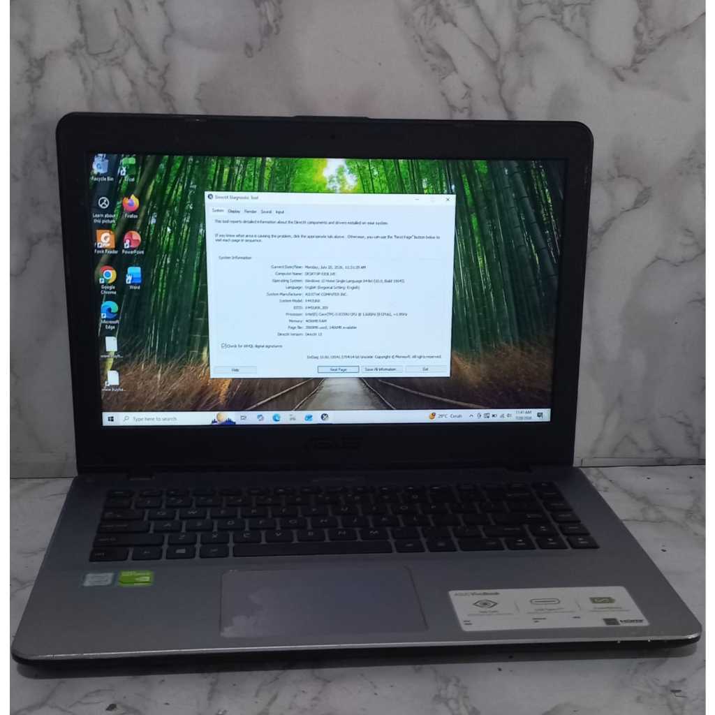 Laptop Asus X442UR Core i5 VGA NVIDIA second