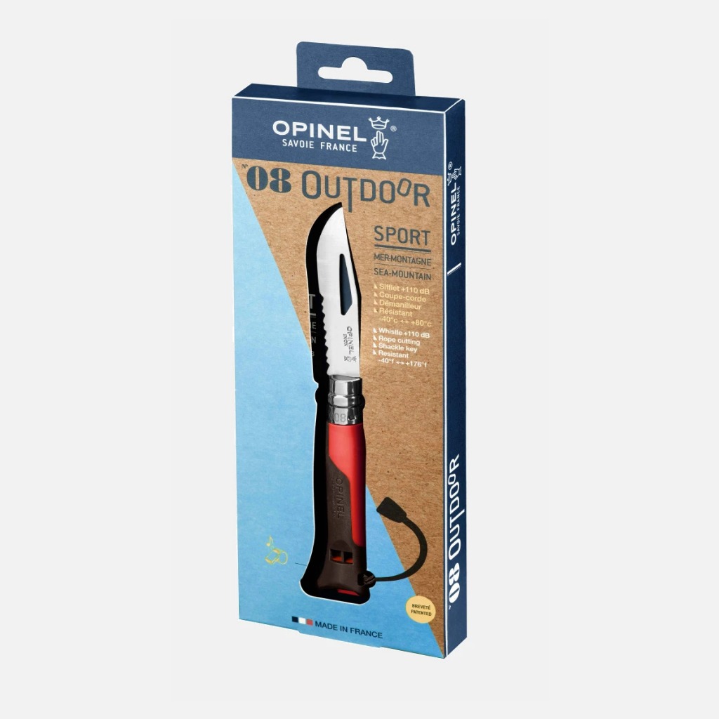 Opinel No 08 OUTDOOR Earth - Red Opinel