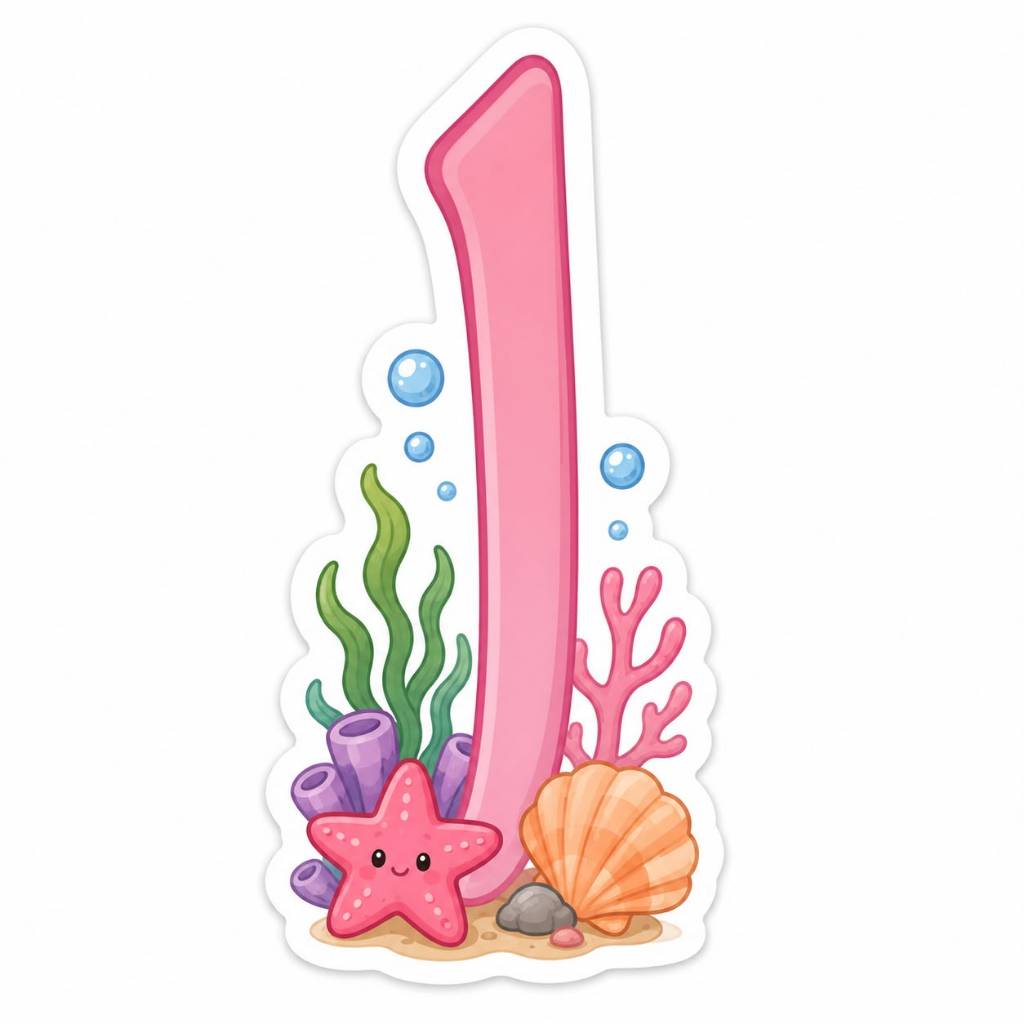 Stiker Tembok Huruf Hijaiyah Lucu