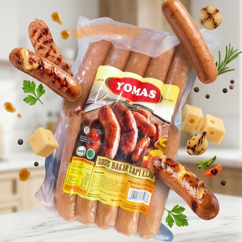 Yomas Sosis Sapi Bakar Keju 10s