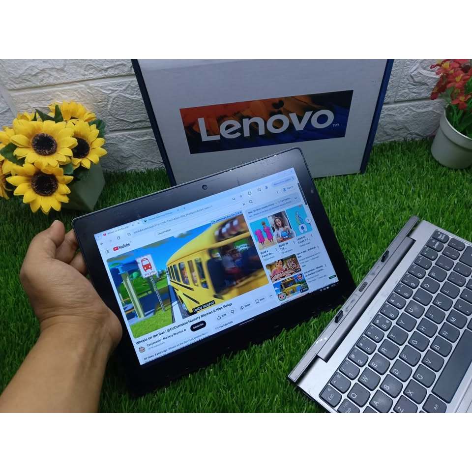 Netbook 2in1 Tablet Lenovo Ideapad D330 intel N4020 Ram 8GB SSD 128GB