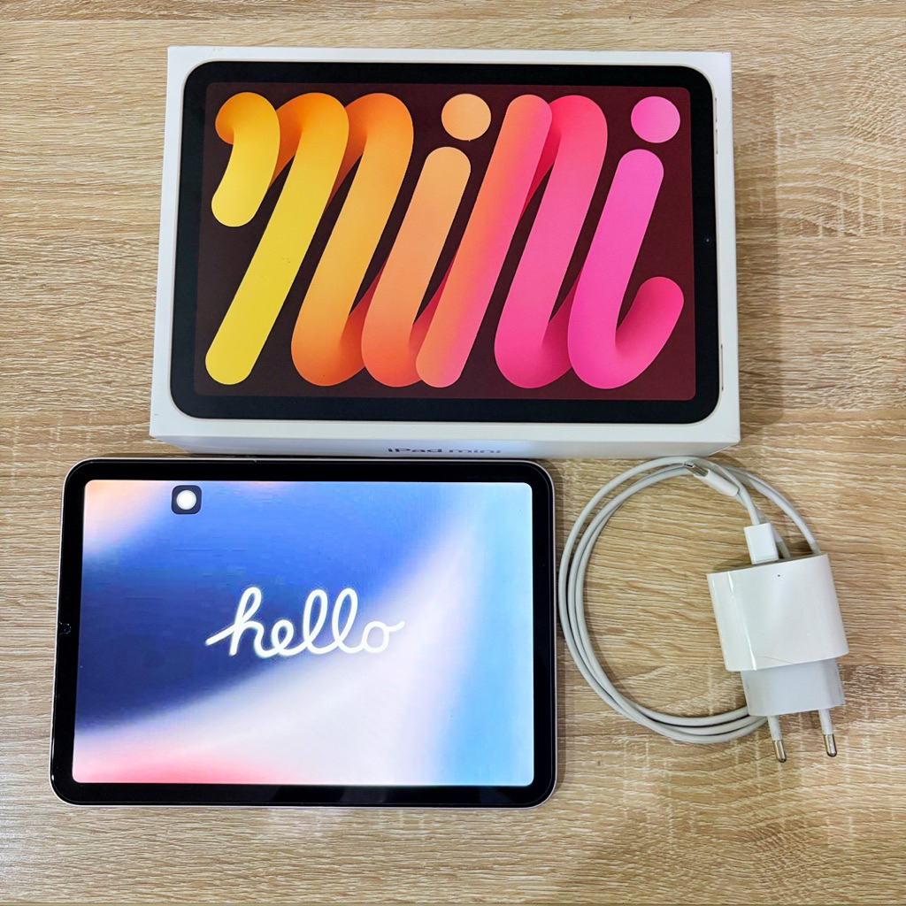 Ipad Mini 6 256GB Wifi Only Fullset Warna Pink Second