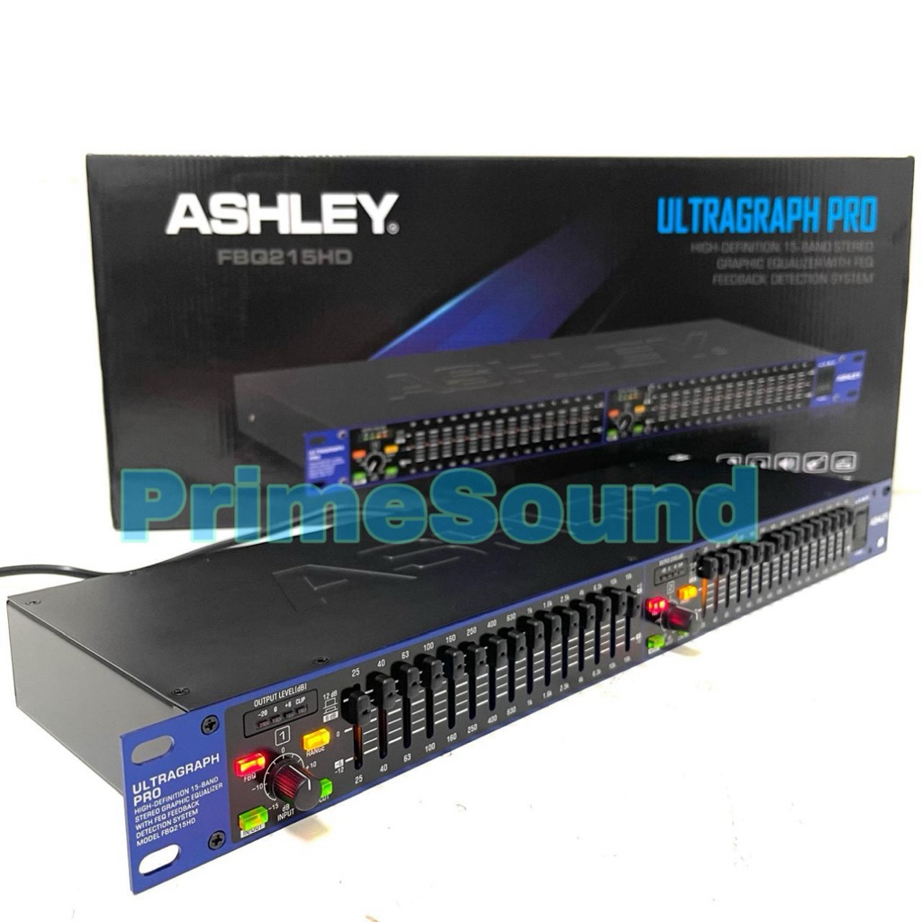 Equaliser Ashley FBQ 215 HD Original Equalizer Ashley Fbq215Hd With Feeckback Destroyer Fbq-215Hd ( 