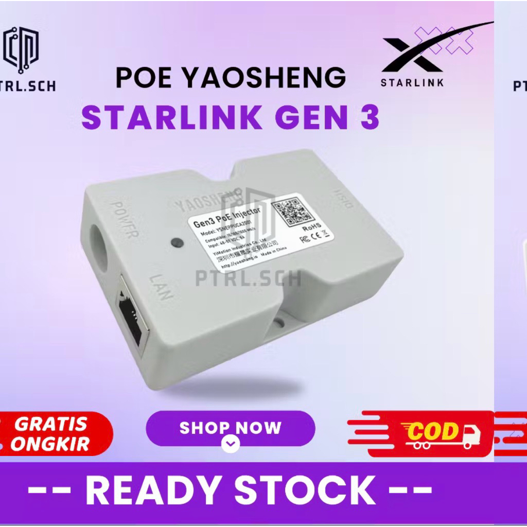 Poe starlink gen 3 pnp